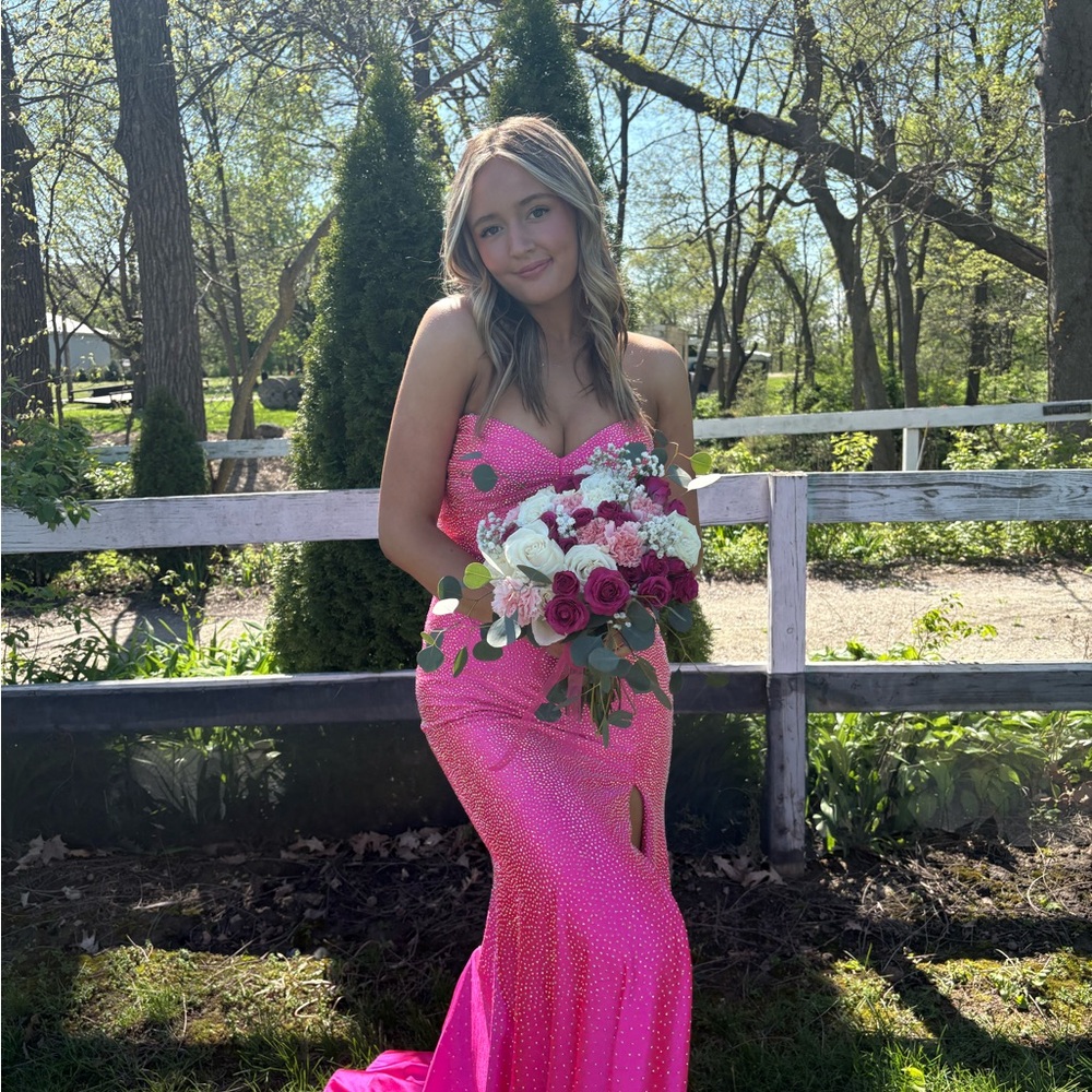 Sherri Hill Pink Prom Dress